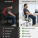 Airo — Adjustable High-Back Mesh Executive Chair with Leg Rest