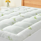 CloudNest — Cooling Bamboo Fiber Mattress Topper with Ergonomic Body Support