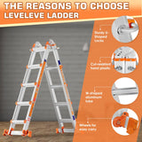 ClimbFlex — 20.5ft Telescoping Ladder with 330lb Capacity