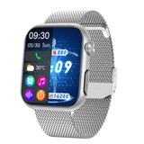 Best Upgrade FITVII® GT5 Pro Max Blood Pressure Monitoring Watch With Blood Glucose ECG Heart Rate+Calls Health Fitness Tracker 2025