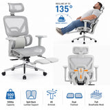 Airo — Adjustable High-Back Mesh Executive Chair with Leg Rest