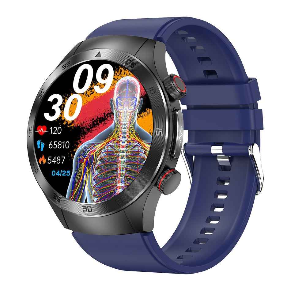 O2Tracker® HealthWave Max - Best Medical Diagnosis Smart Watch, Blood Lipids Uric Acid Blood Glucose watch, ECG+PPG Fitness Tracker