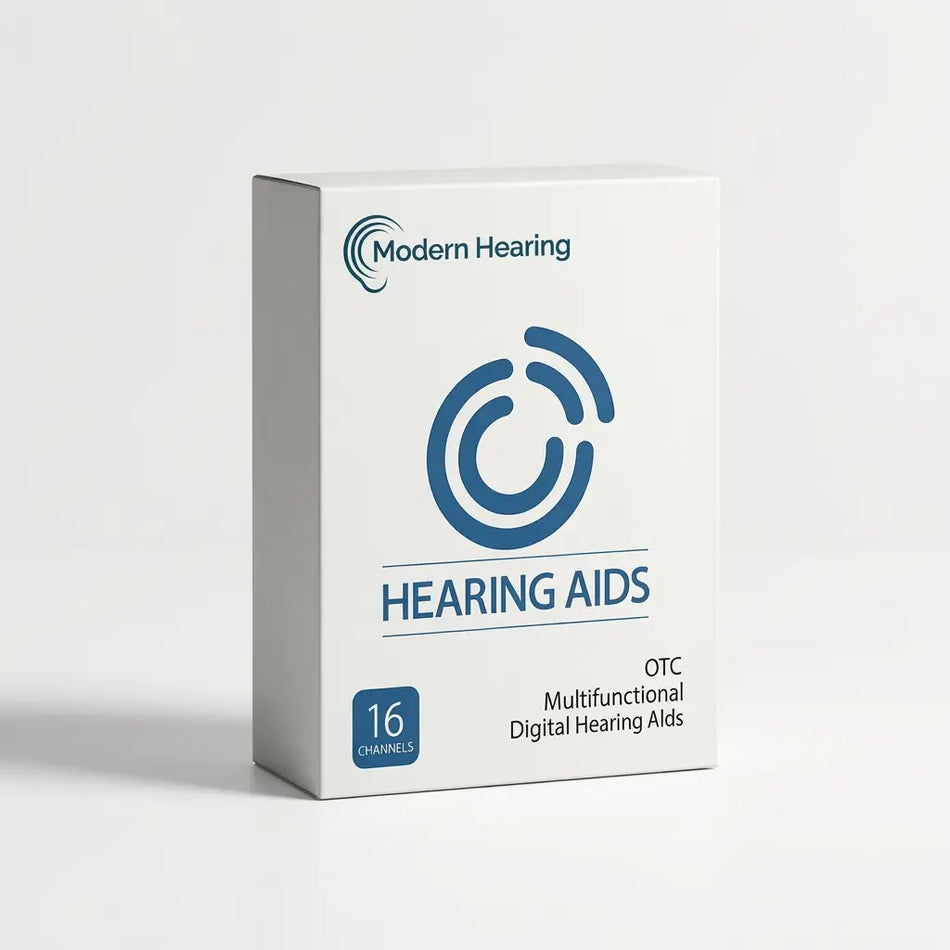 Modern Hearing Connect - Bluetooth Hearing Aids with App Control & Advanced AI Technology