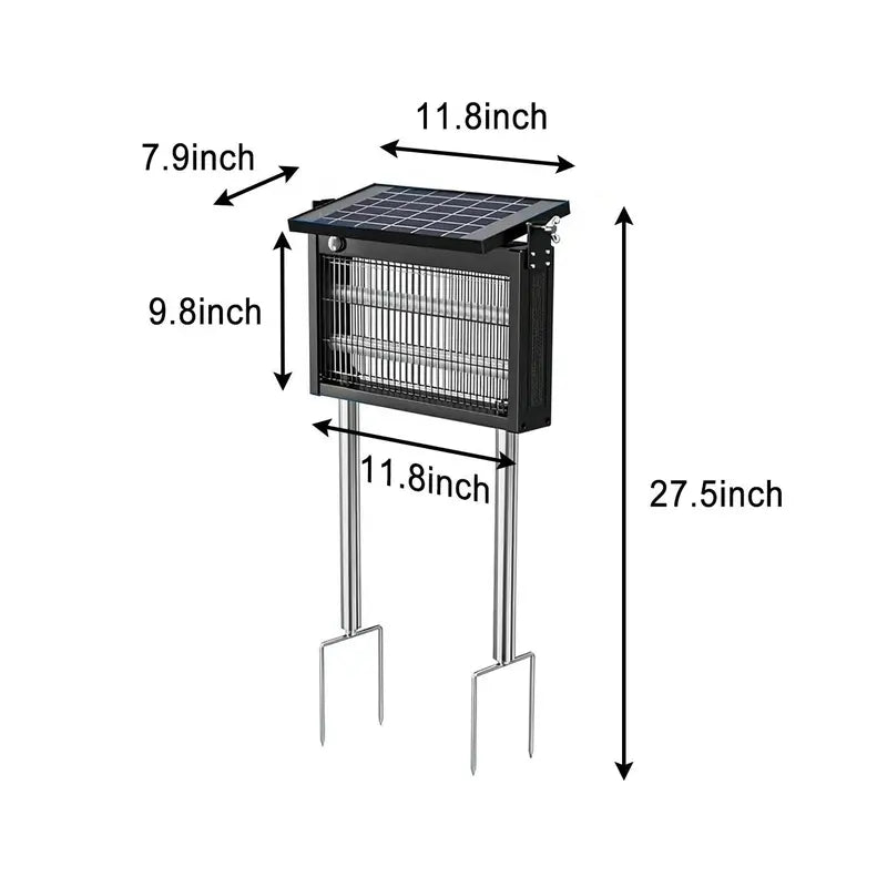 SolarGuard Pro™ — Automatic Mosquito & Bug Zapper