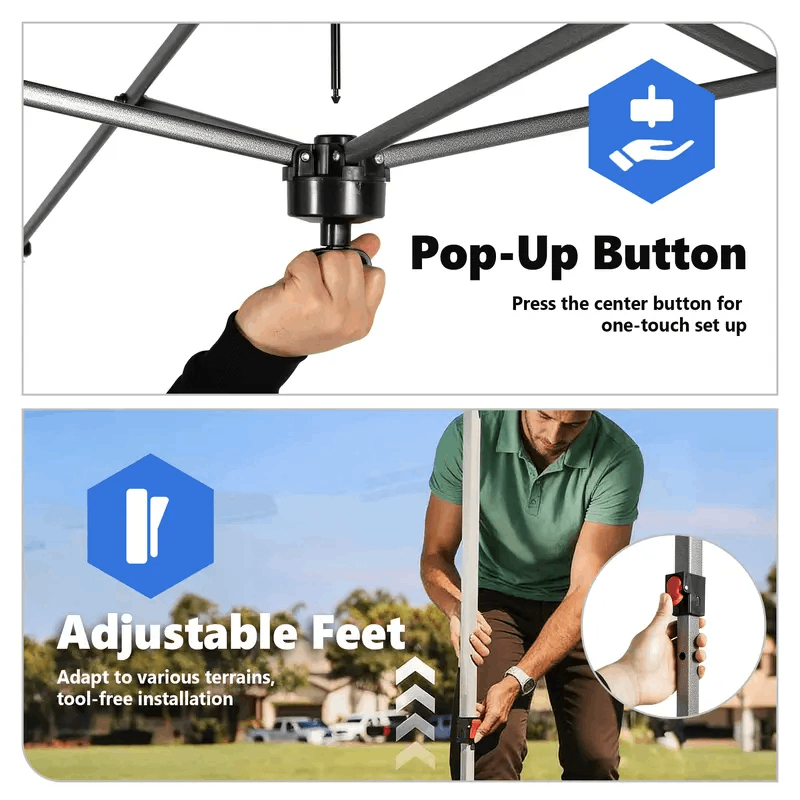 ShadeForge™ 10x10 Instant Pop-Up Canopy