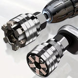 GripAll™ Universal Socket — Fits Any Bolt, Any Size, Any Tool
