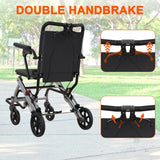 LiteRide — Foldable Transport Wheelchair with Aviation Aluminum Frame